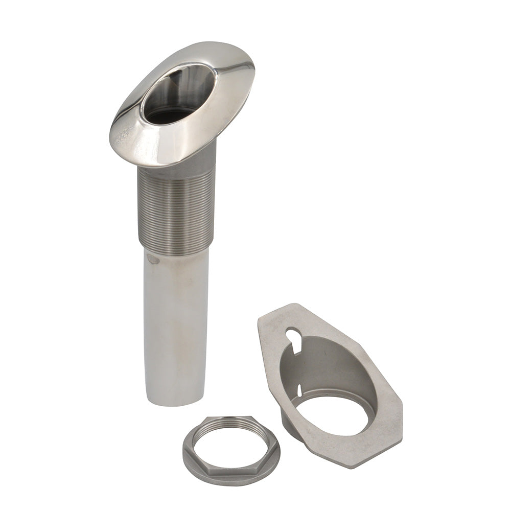 C.E. Smith Screwless Flush Mount Rod Holder - 30 Degree - Black Liner - No Logo