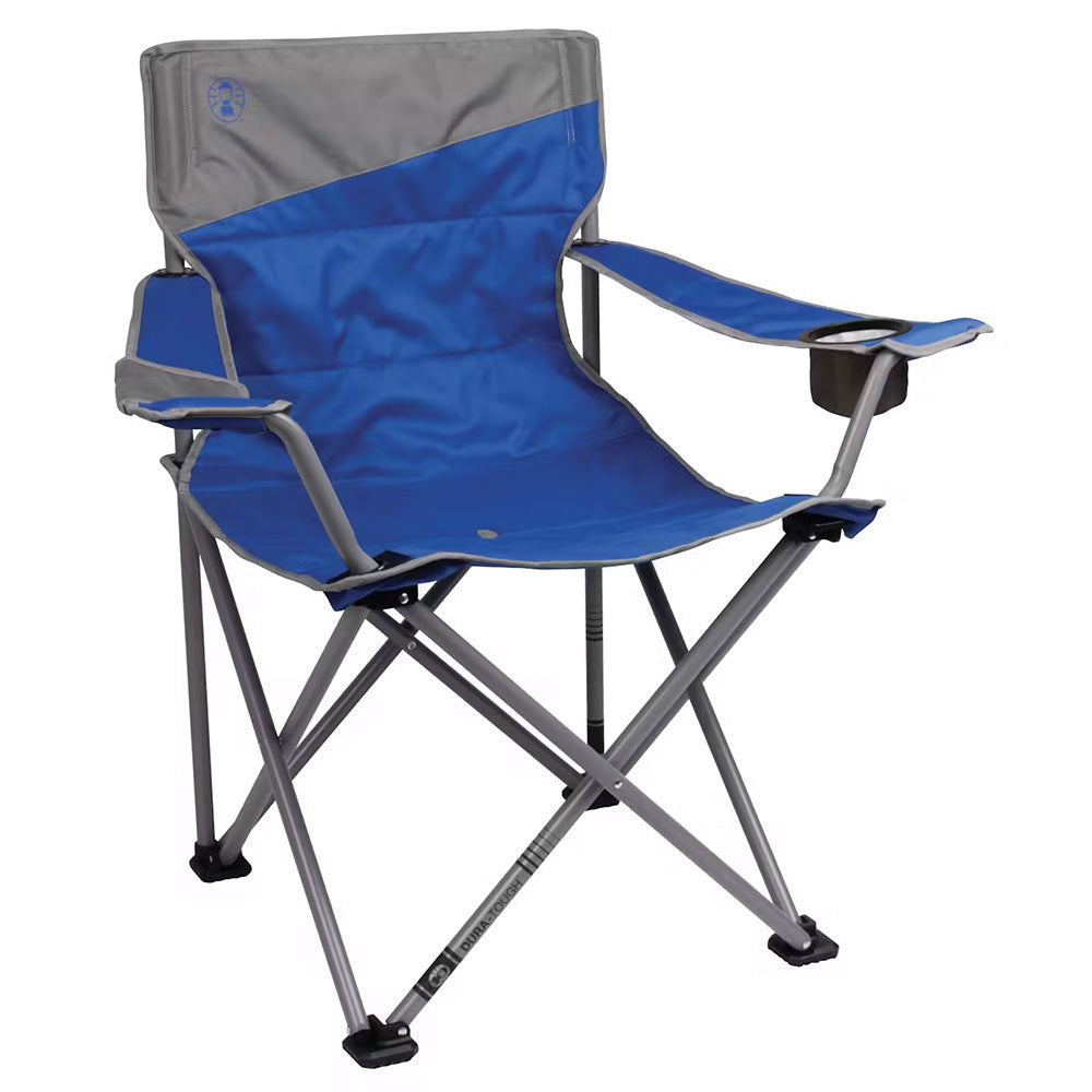 Coleman Big Tall Quad Camping Chair Blue 2000035476