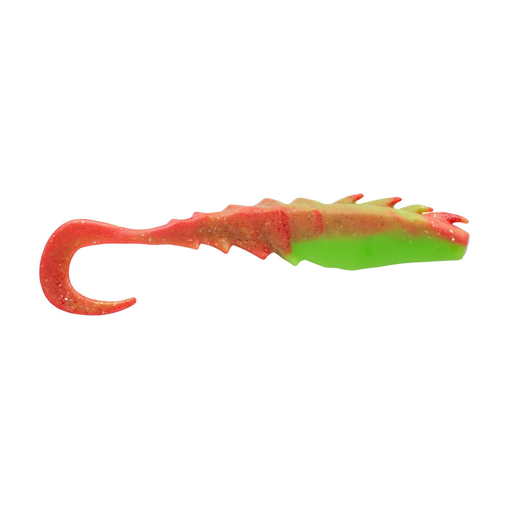 Berkley Gulp!® Saltwater Nemesis Prawn Curl Tail - 4" - Nuclear Chicken