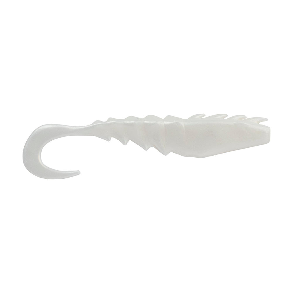 Berkley Gulp!® Saltwater Nemesis Prawn Curl Tail - 5" - Pearl White