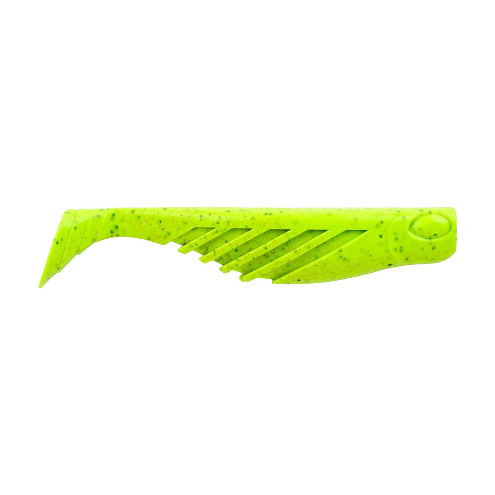 Berkley Gulp!® Saltwater Ripple Mullet - 3" - Chartreuse Pepper GSRM3-CP