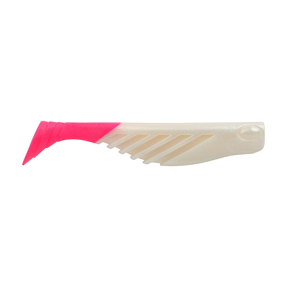 Berkley Gulp!® Saltwater Ripple Mullet - 3" - Pearl White/Pink GSRM3-PWP