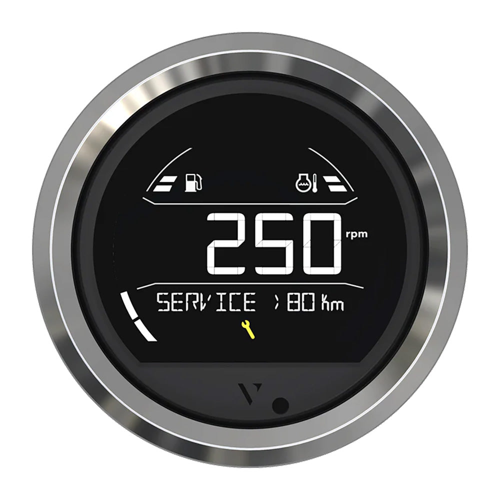 Veratron VL Digital 85 w/Triangular Chrome Bezel