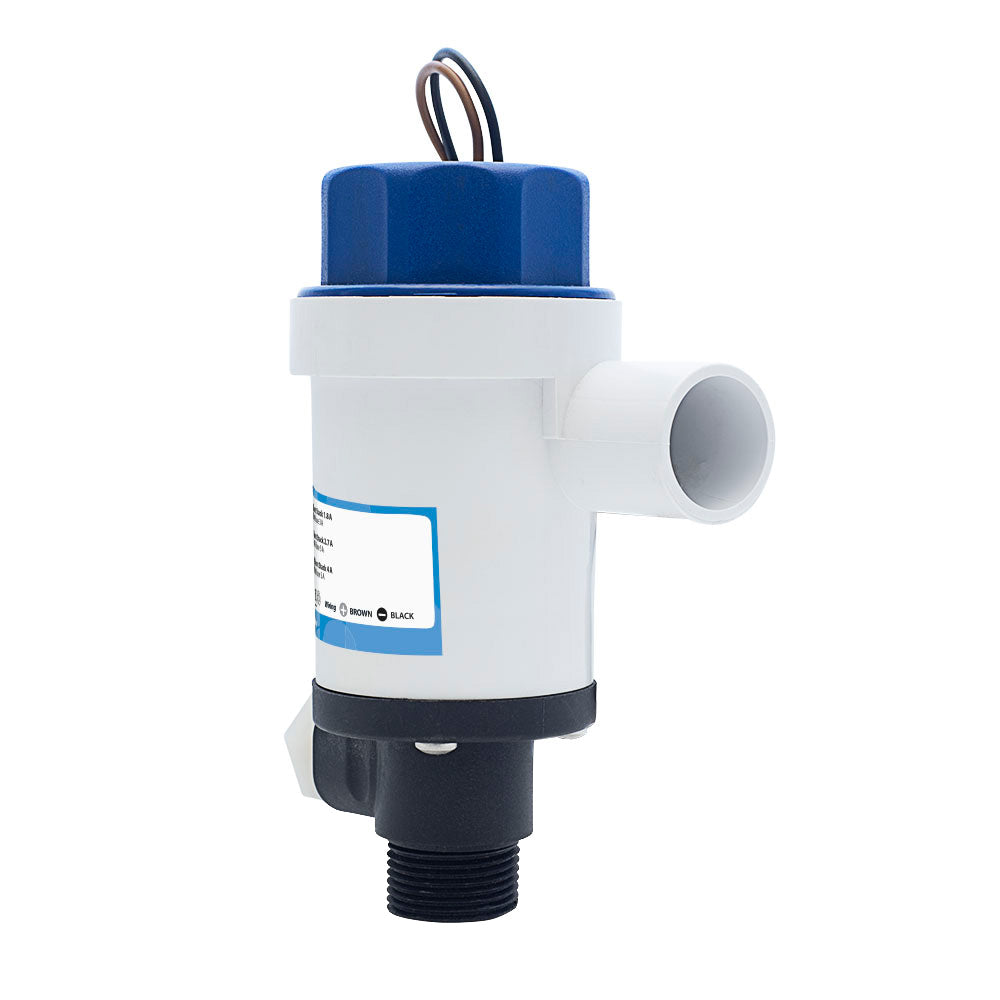 Albin Group Twinport Aerator Pump - 1100 GPH - 12V