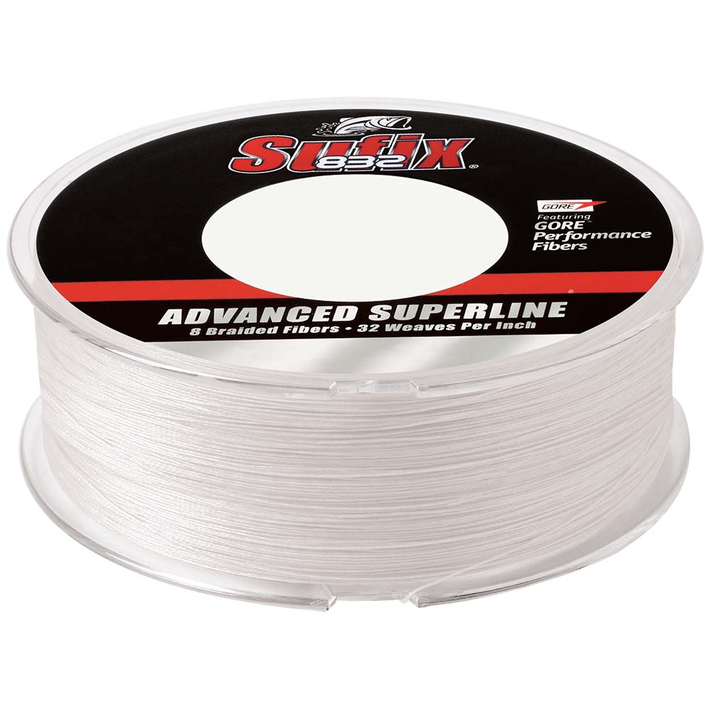 Sufix 832 Advanced Superline Braid 20lb Ghost 600 yds 660220GH