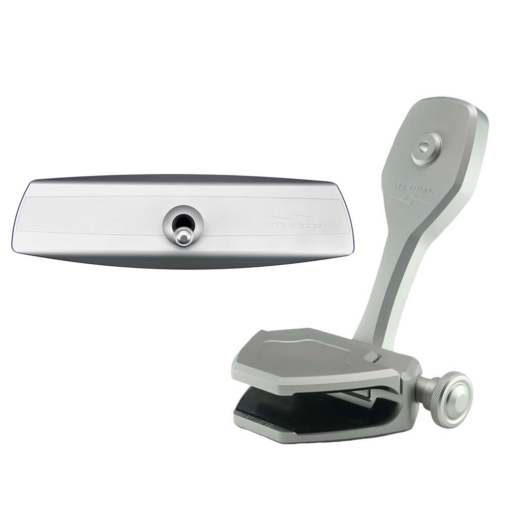 PTM Watersports Mirror/Bracket Kit w/VR-140 Elite Mirror & ZXR-361 (Silver)