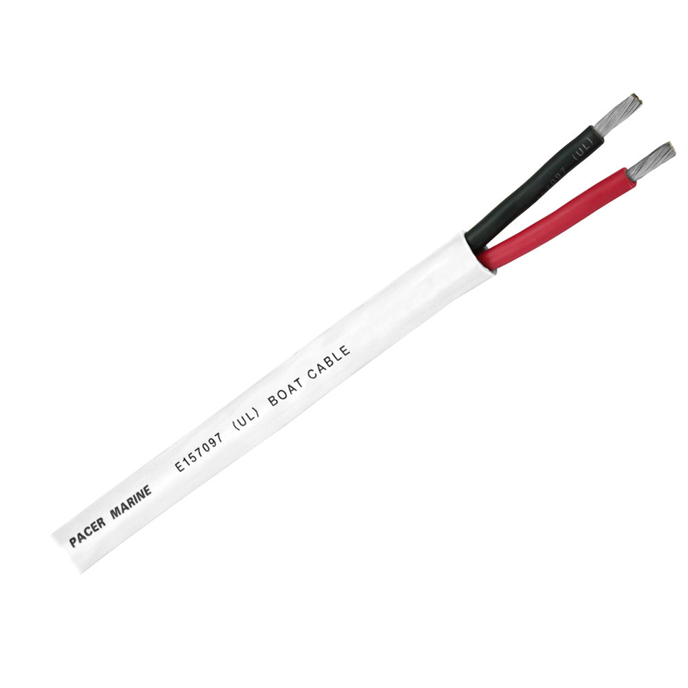 Pacer Duplex 2 Conductor Cable - 500' - 16/2 AWG - Round Cable - Red, Black