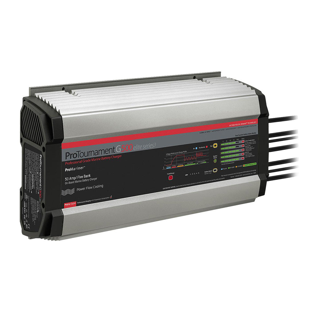 ProMariner ProTournamentelite 500 Battery Charger 5 Bank GlobalCZone 55505