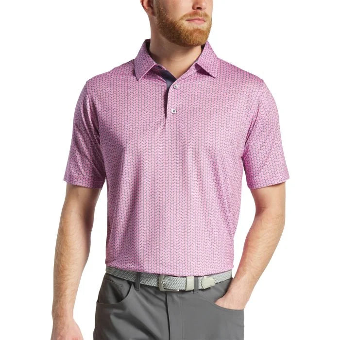 FootJoy Leaf Print Lisle Golf Polo