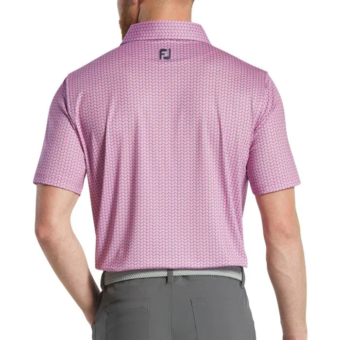 FootJoy Leaf Print Lisle Golf Polo