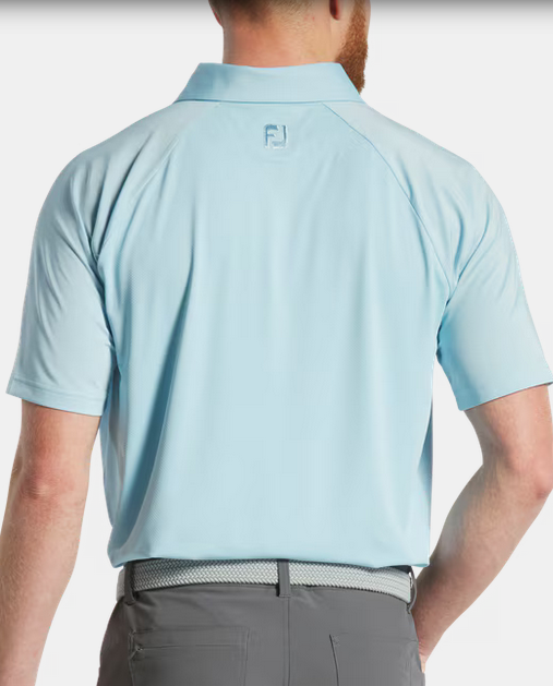 FootJoy Texture Mix Solid Golf Polo