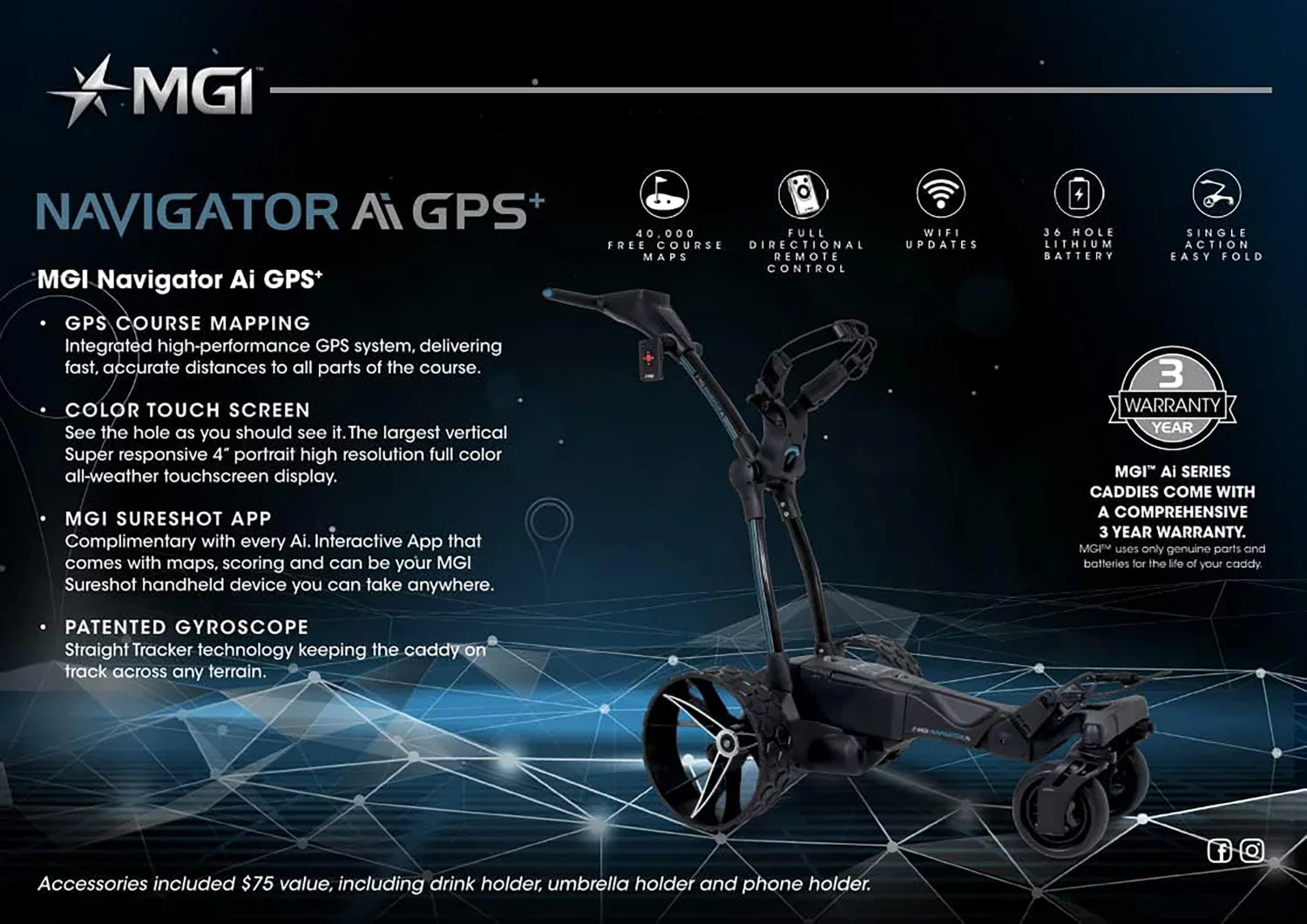 MGI Ai Navigator GPS+