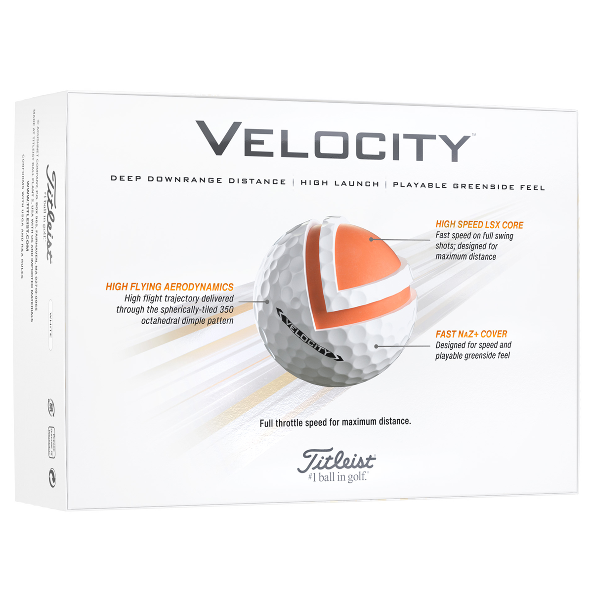 Titleist Velocity 2024 Golf Balls
