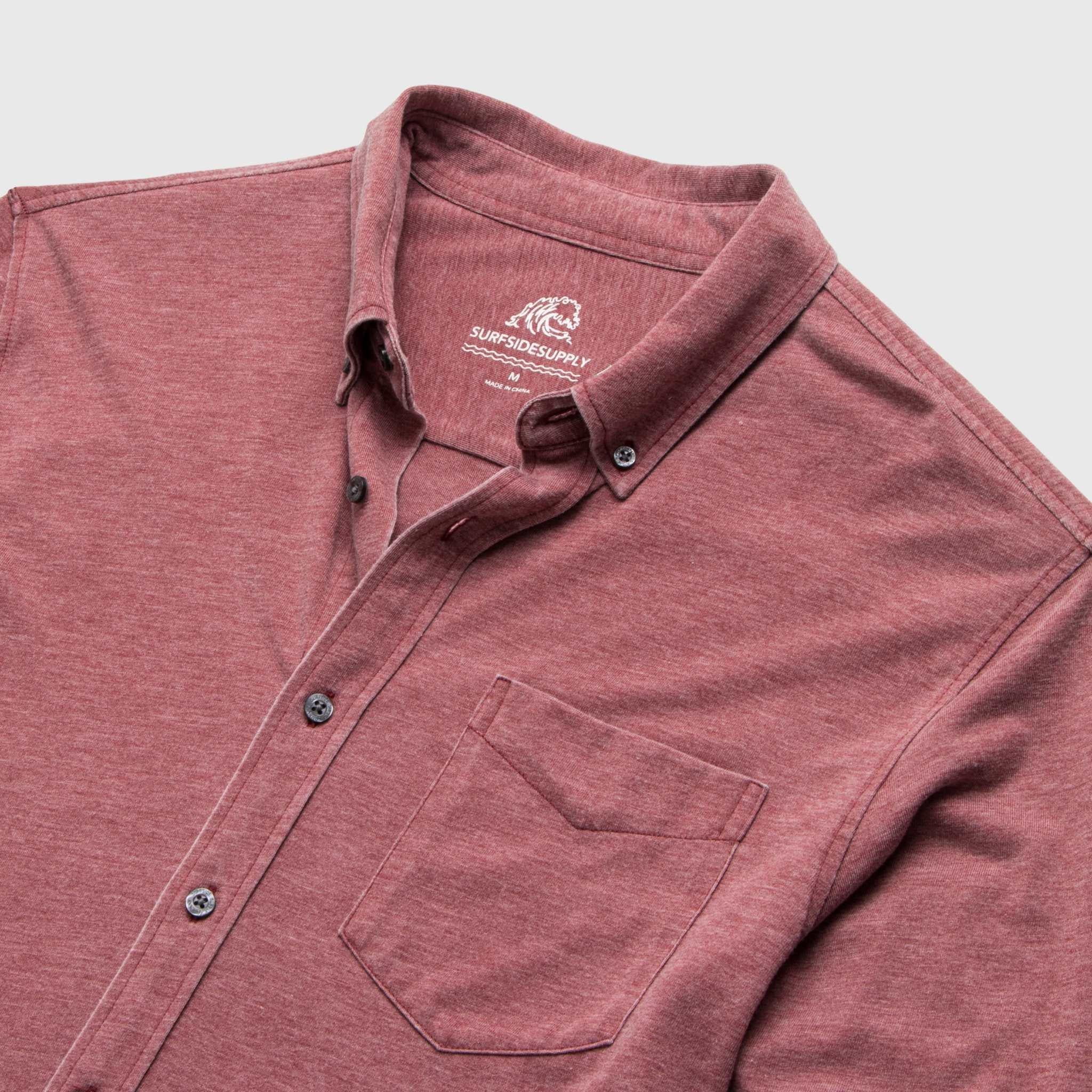 Anthony Burnout Shirt - Red Syrah - Keep Casting Fishing & Outdoors