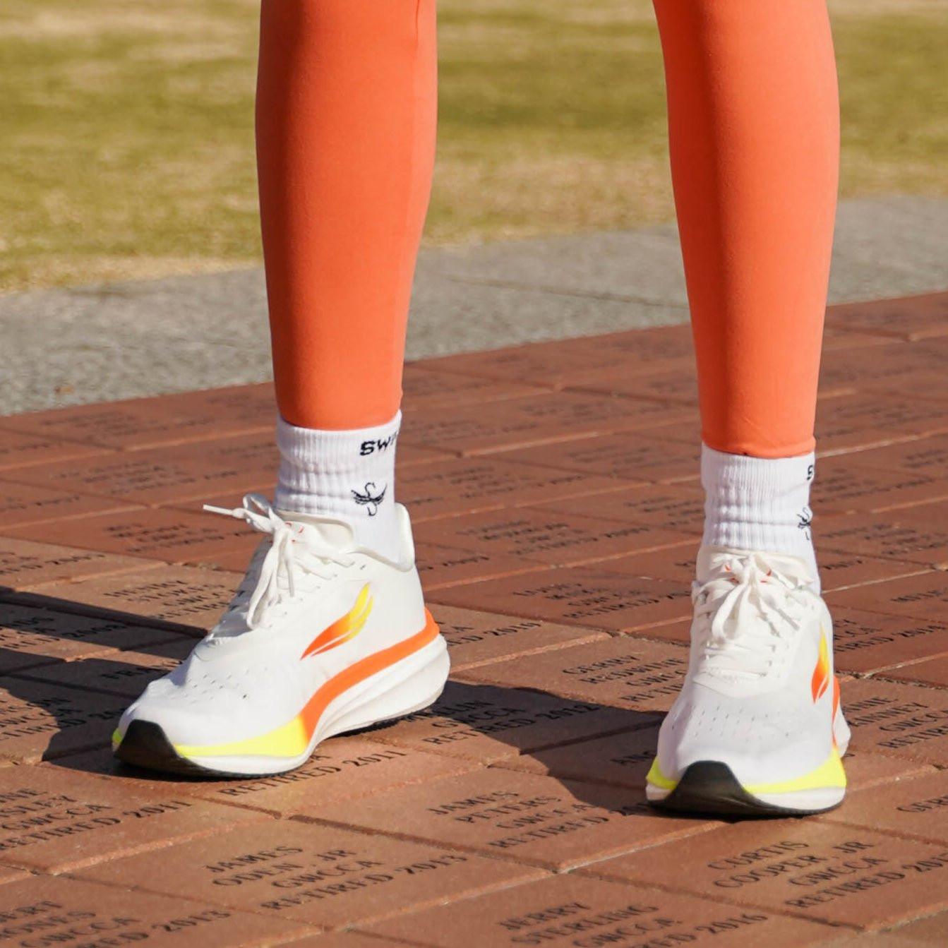 APUS White Women Running Shoe - Keep Casting Fishing & Outdoors