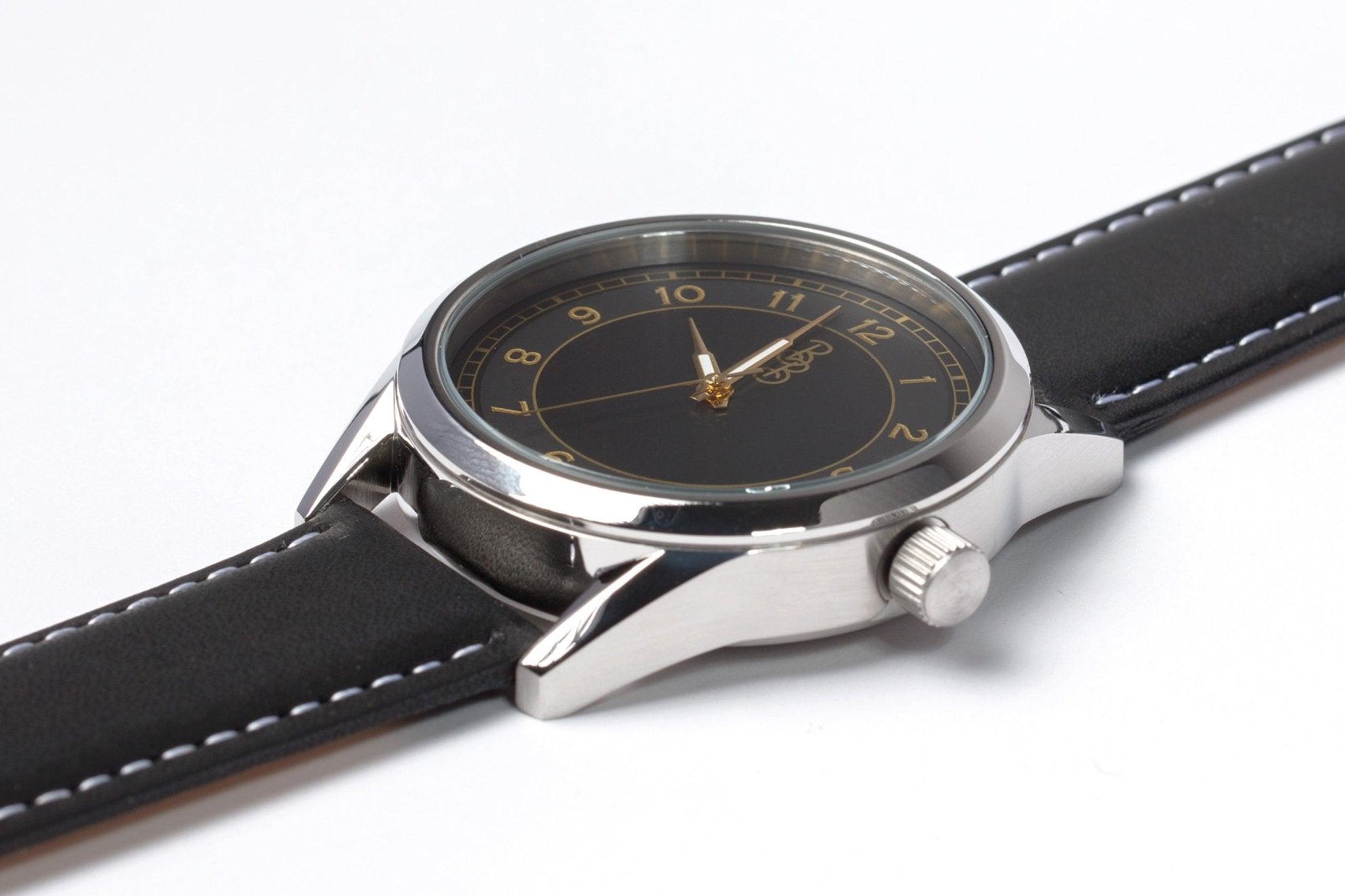 Black and Gold Classic Watch - Keep Casting Fishing & Outdoors