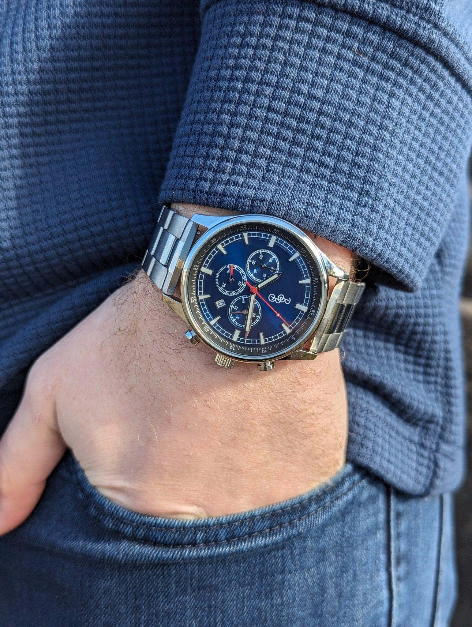 Blue Sport Chronograph - Keep Casting Fishing & Outdoors