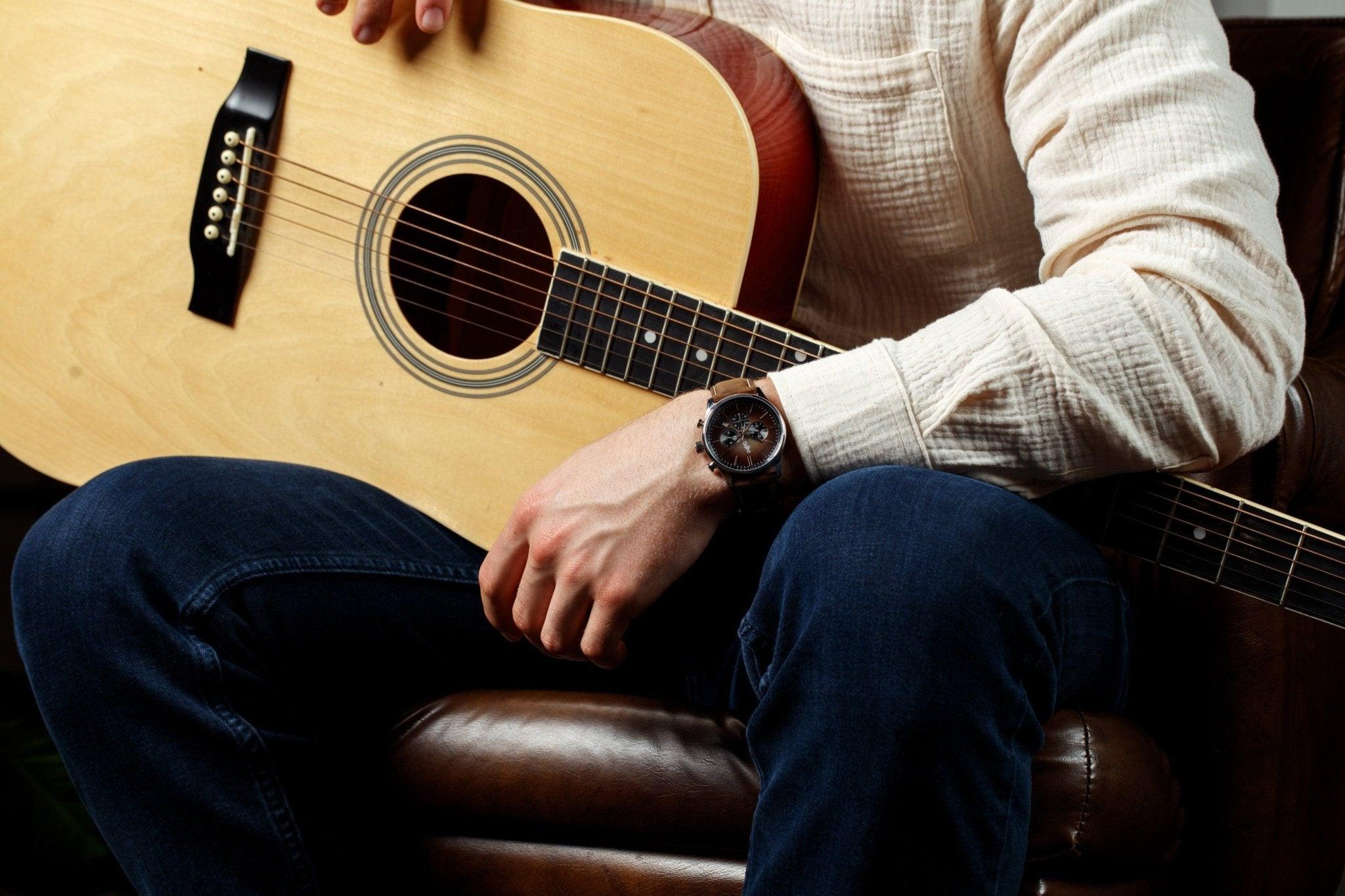 Brown Retro Chronograph - Keep Casting Fishing & Outdoors