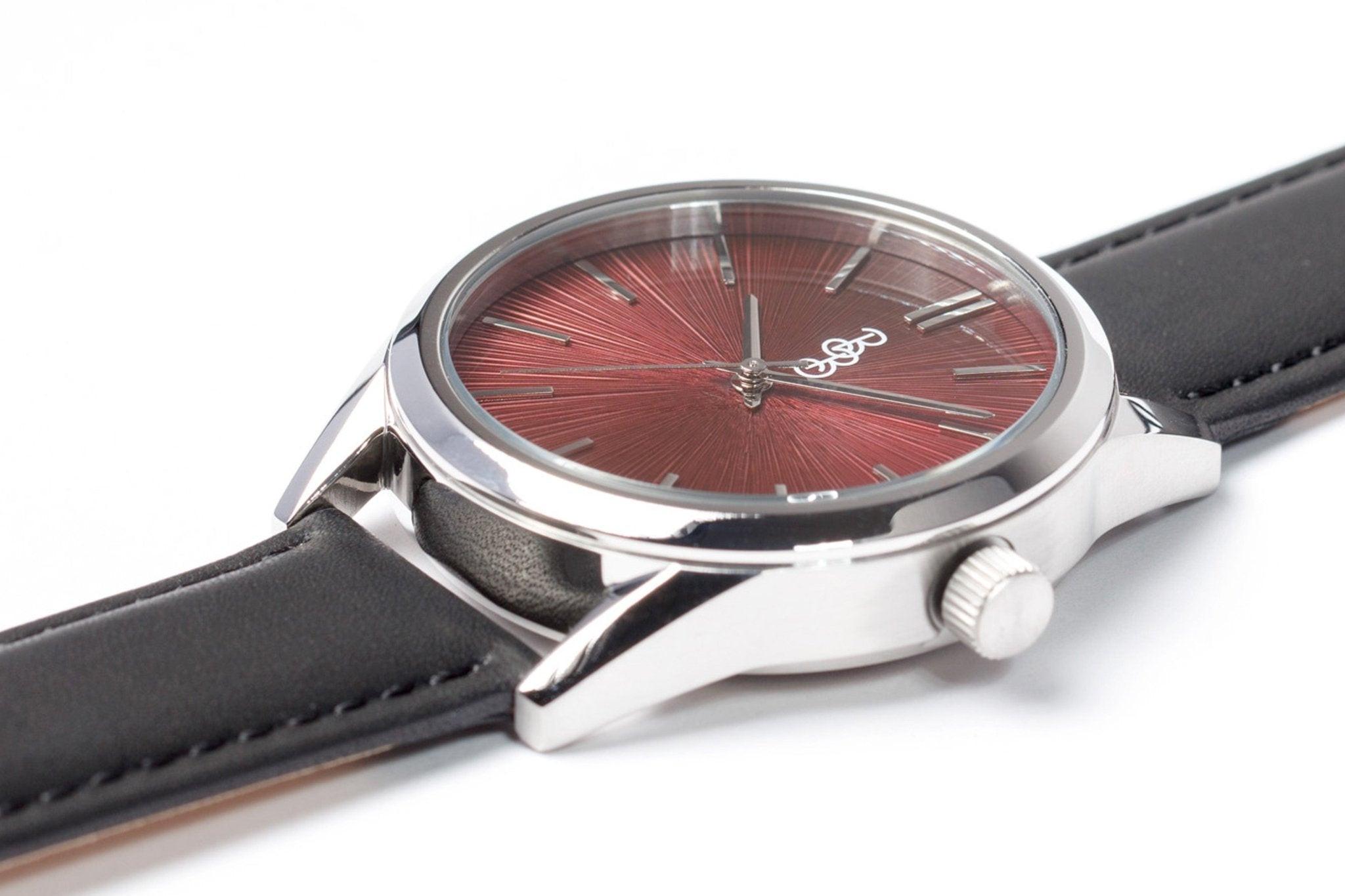 Burgundy Sunburst Watch - Keep Casting Fishing & Outdoors
