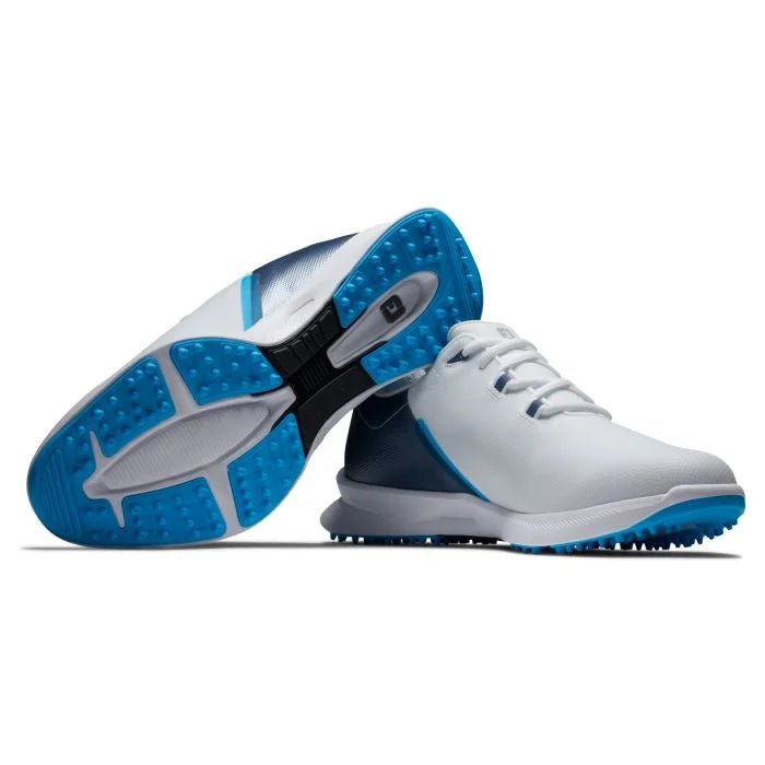 FootJoy Fuel Sport Golf Shoes - White/Blue 55454 - Keep Casting Fishing & Outdoors