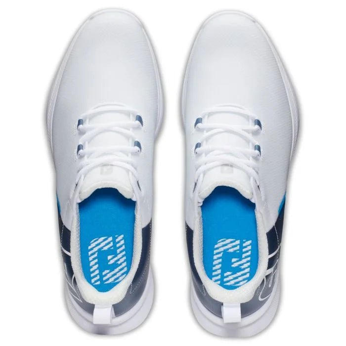 FootJoy Fuel Sport Golf Shoes - White/Blue 55454 - Keep Casting Fishing & Outdoors
