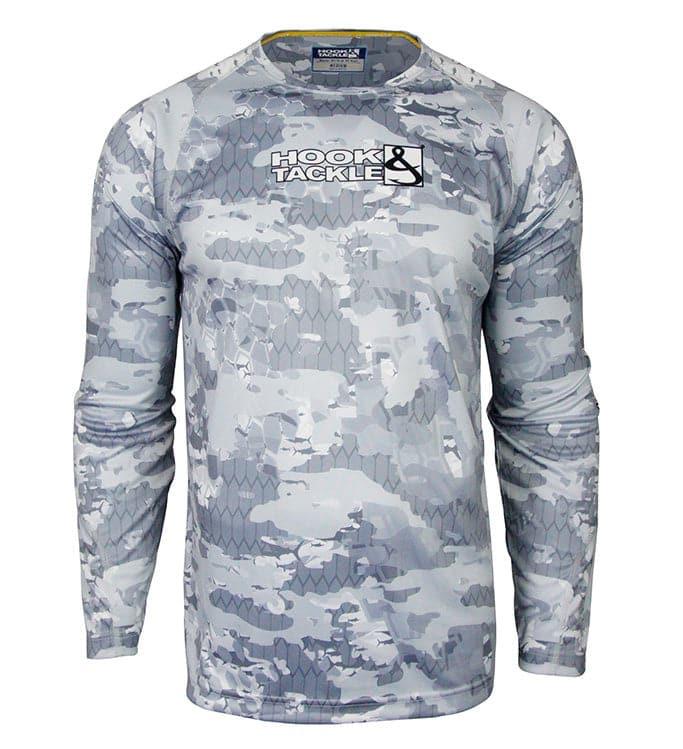 Fractal Camo Waves UV Fishing Shirt (8 - 20) - Keep Casting Fishing & Outdoors