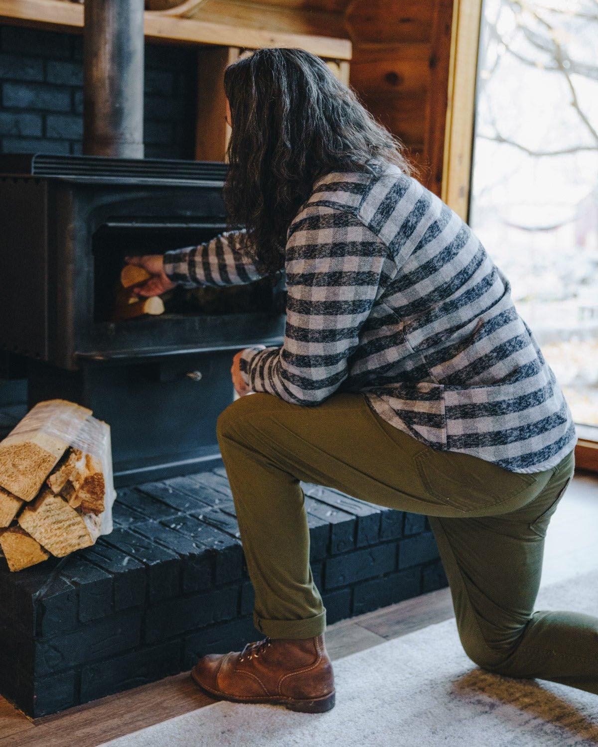 Grand Flannel, Charcoal Gingham - Keep Casting Fishing & Outdoors