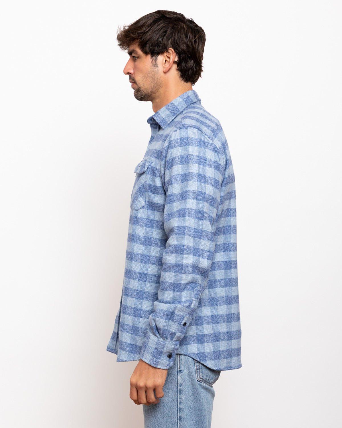 Grand Flannel, Checkered Blue - Keep Casting Fishing & Outdoors