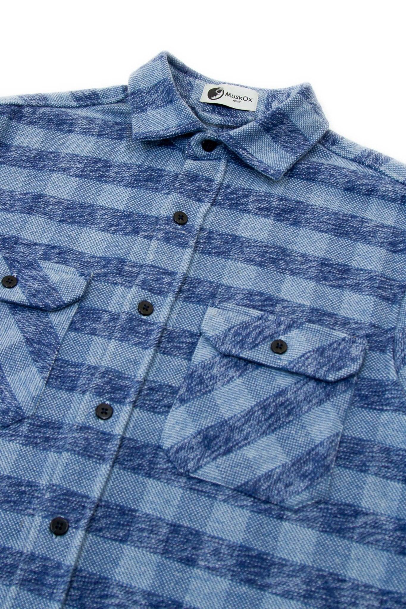 Grand Flannel, Checkered Blue - Keep Casting Fishing & Outdoors