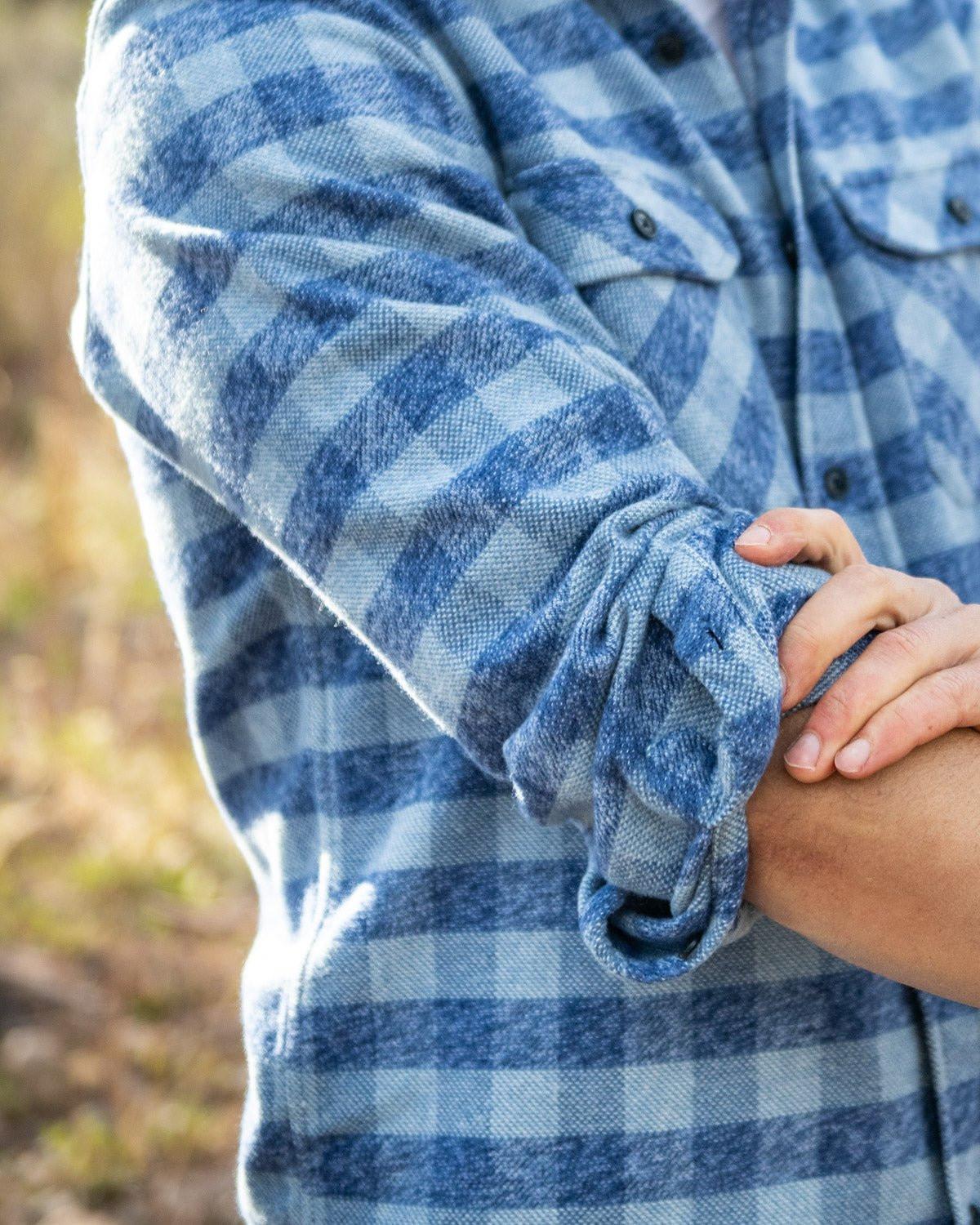 Grand Flannel, Checkered Blue - Keep Casting Fishing & Outdoors