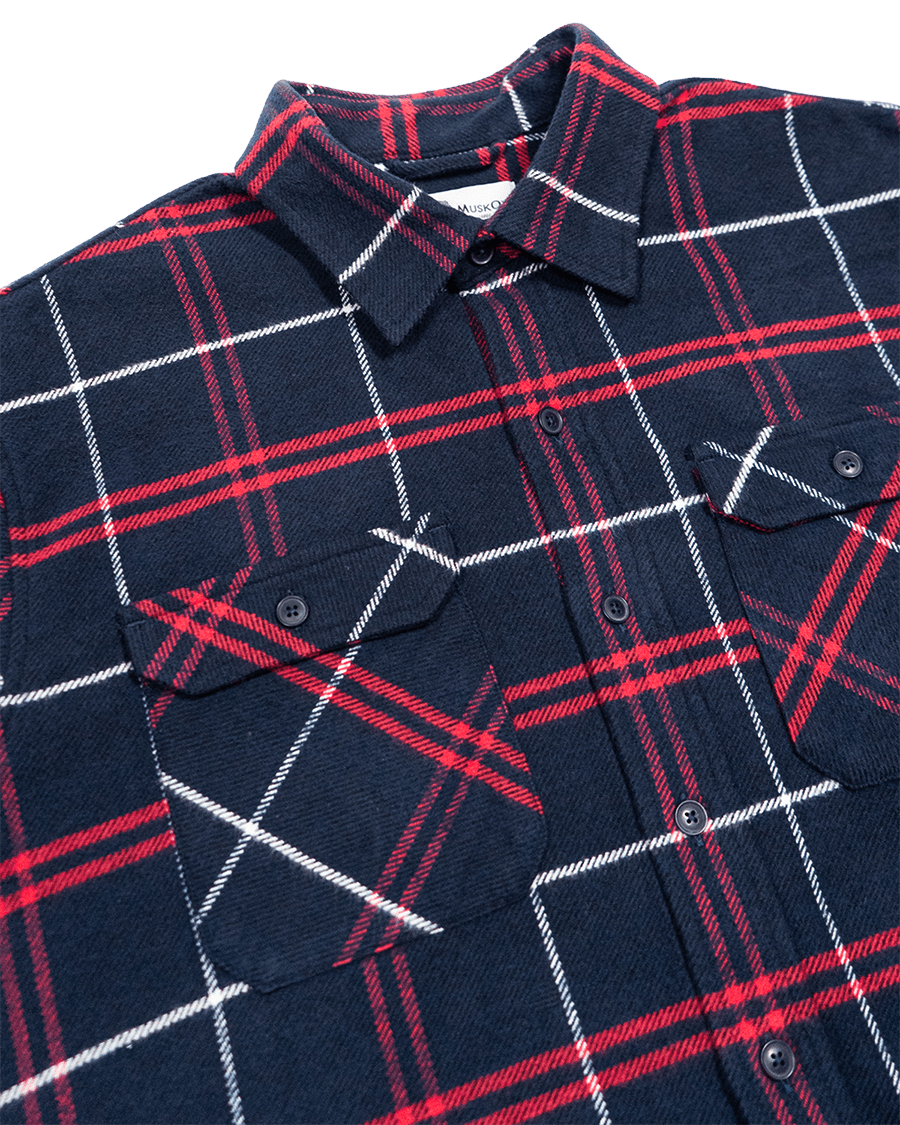 Grand Flannel, Marine Plaid - Keep Casting Fishing & Outdoors