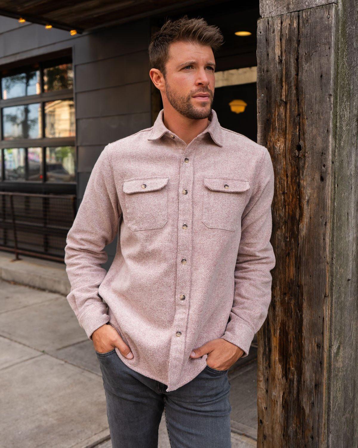 Grand Flannel, Maroon - Keep Casting Fishing & Outdoors