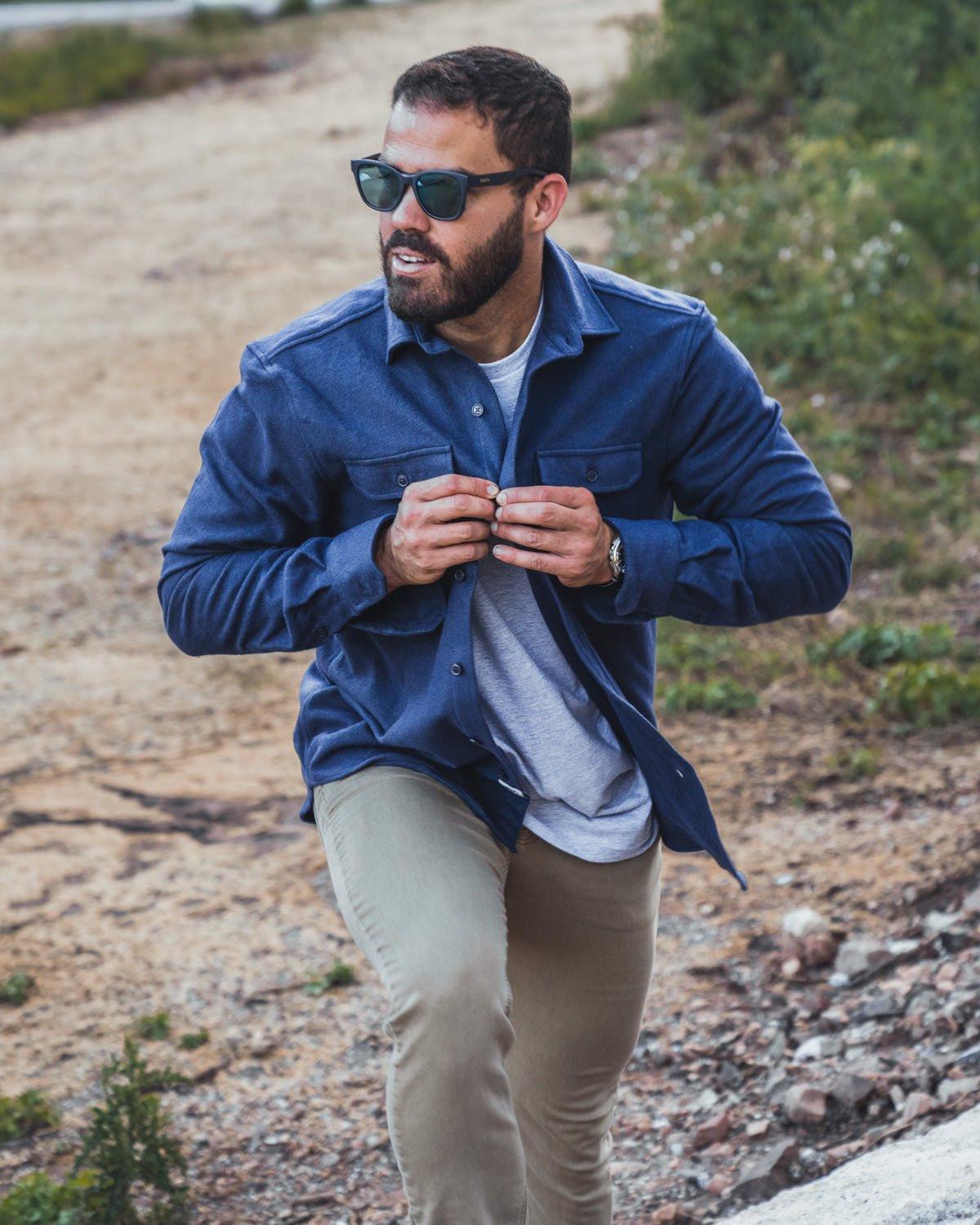 Grand Flannel, Navy - Keep Casting Fishing & Outdoors