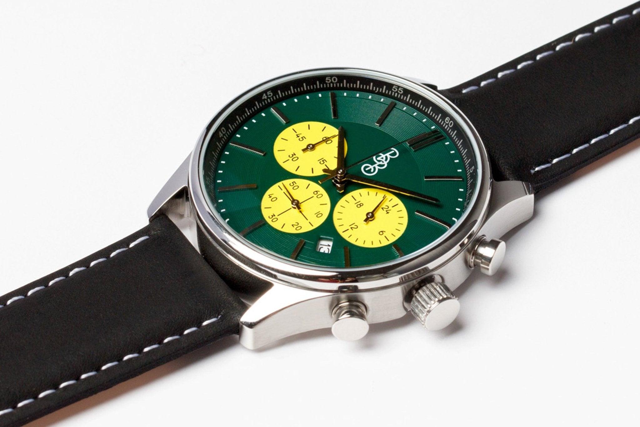 Green and Yellow Chronograph - Keep Casting Fishing & Outdoors