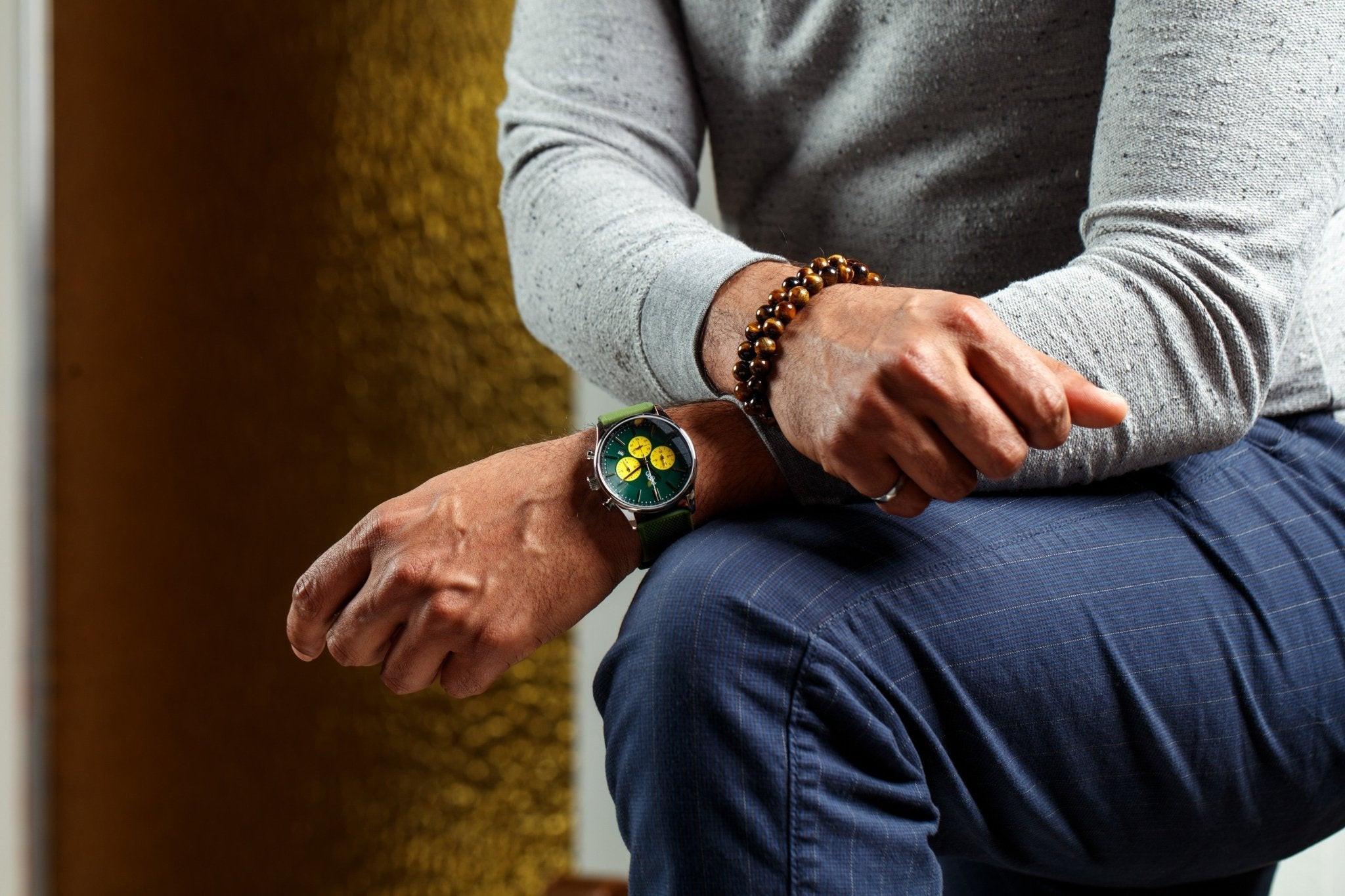 Green and Yellow Chronograph - Keep Casting Fishing & Outdoors