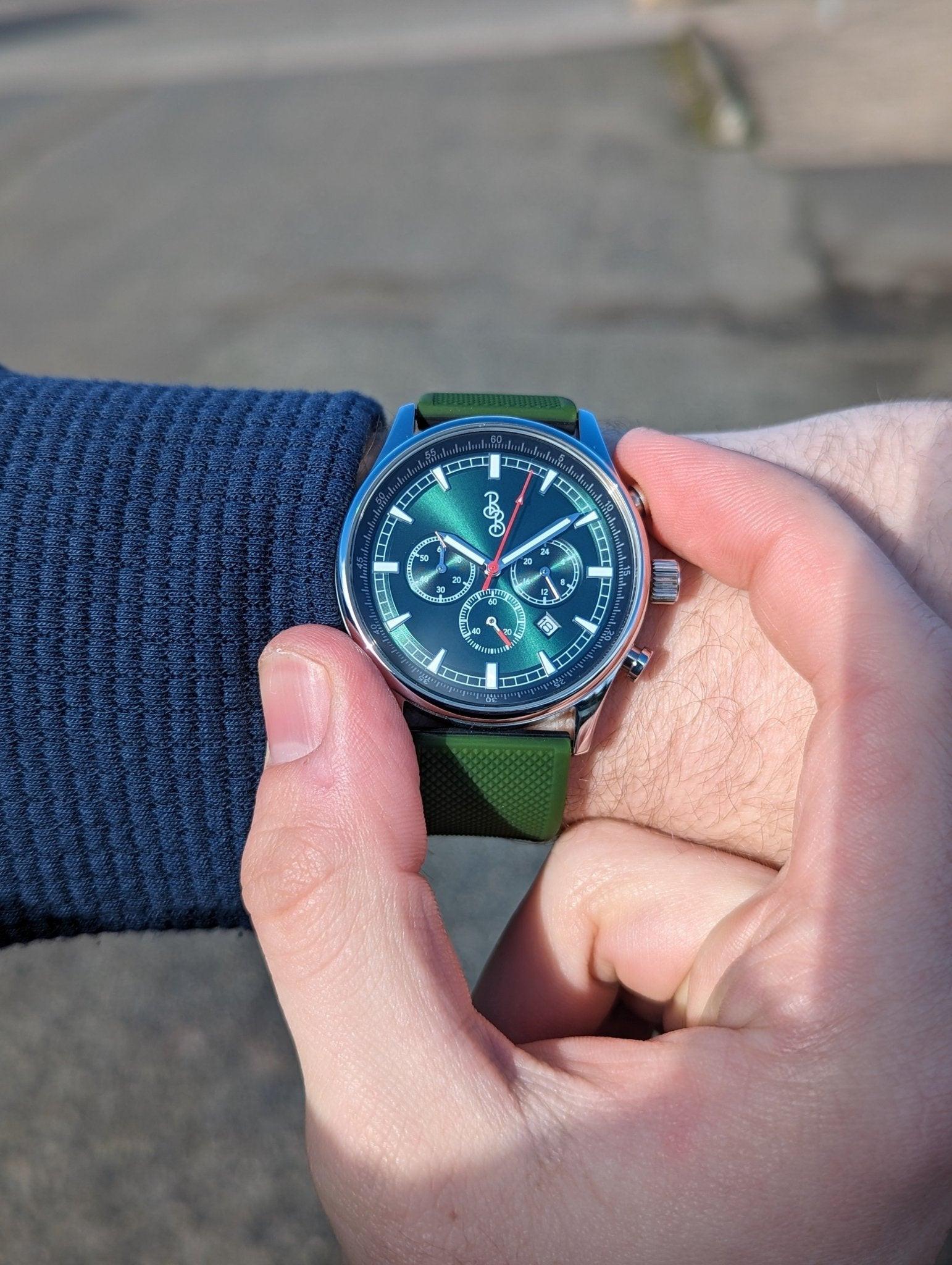 Green Sport Chronograph - Keep Casting Fishing & Outdoors