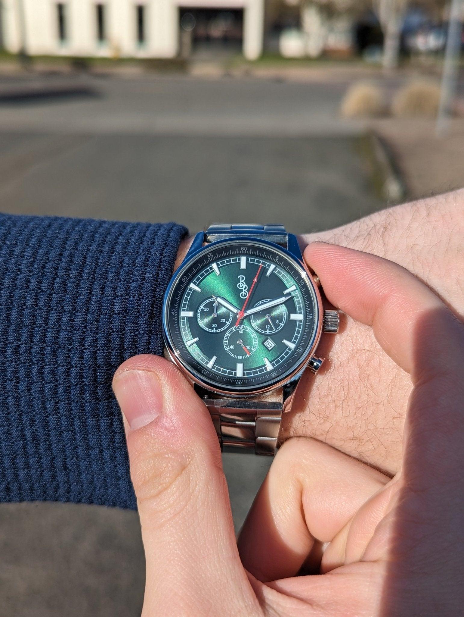 Green Sport Chronograph - Keep Casting Fishing & Outdoors