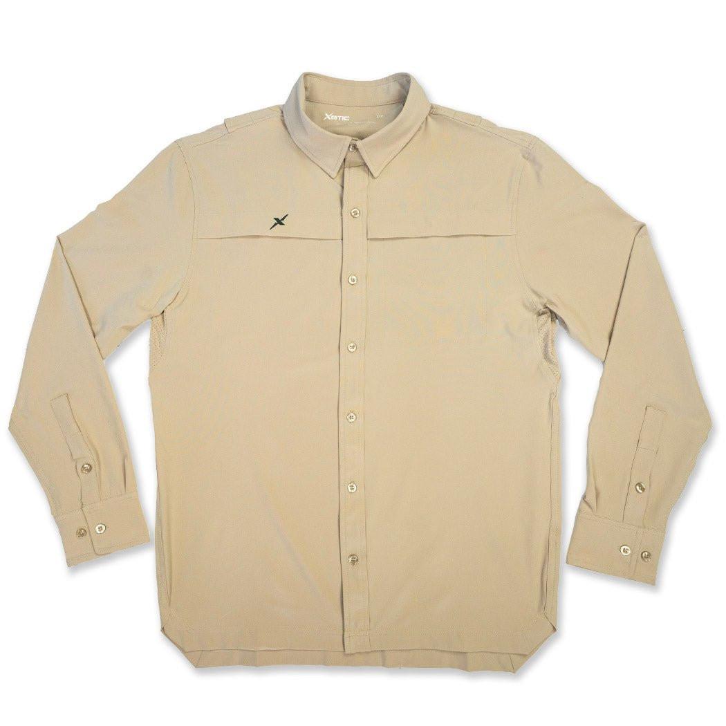Long Sleeve Solid Lifestyle Button Down w/ REPEL - X - Keep Casting Fishing & Outdoors