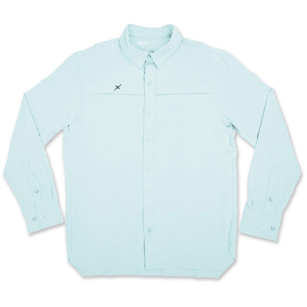 Long Sleeve Solid Lifestyle Button Down w/ REPEL - X - Keep Casting Fishing & Outdoors
