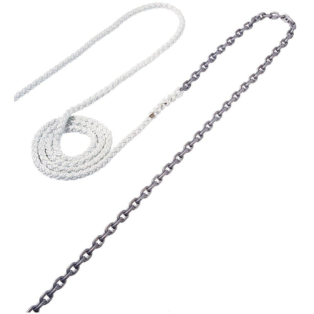 Maxwell Anchor Rode - 20' - 5/16" Chain to 200' - 5/8" Nylon Brait - Keep Casting Fishing & Outdoors