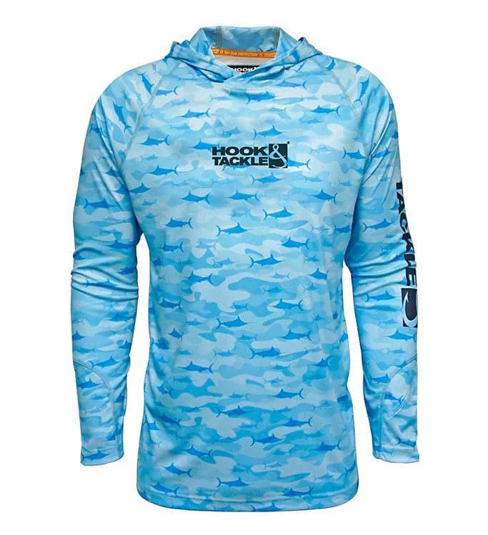 Men's Camo Billfish UV Fishing Hoodie - Keep Casting Fishing & Outdoors
