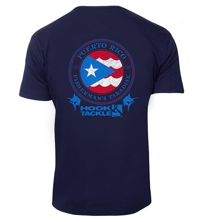 Men's H&T Puerto Rico Flag Premium T-Shirt - Keep Casting Fishing & Outdoors