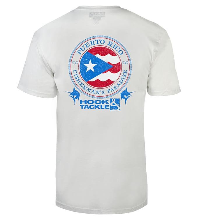 Men's H&T Puerto Rico Flag Premium T-Shirt - Keep Casting Fishing & Outdoors