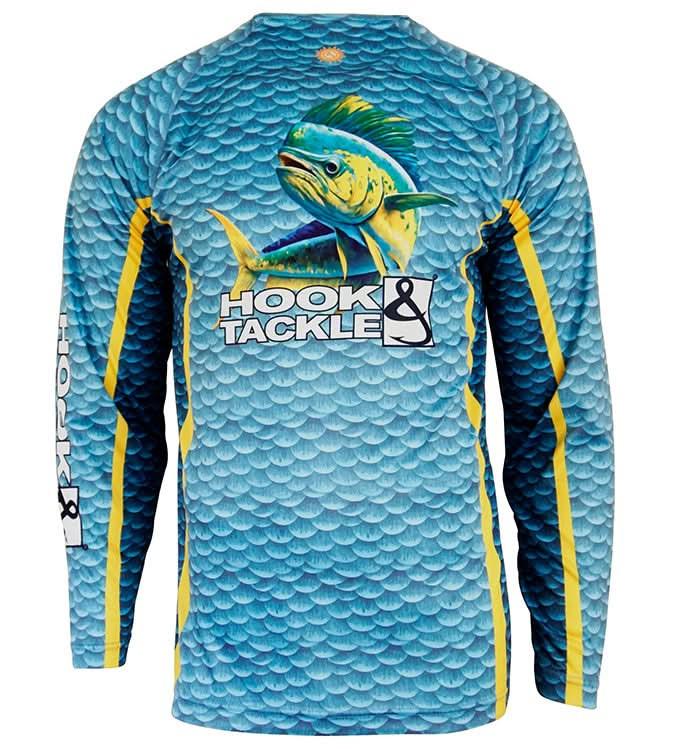 Men's Mahi Scales L/S UV Fishing Shirt - Keep Casting Fishing & Outdoors