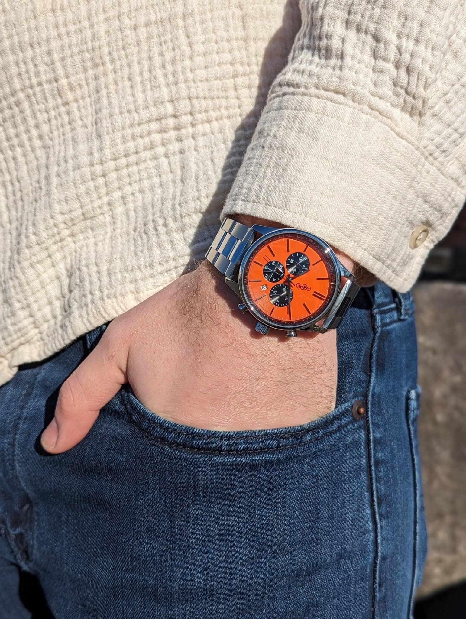 Orange and Black Chronograph - Keep Casting Fishing & Outdoors