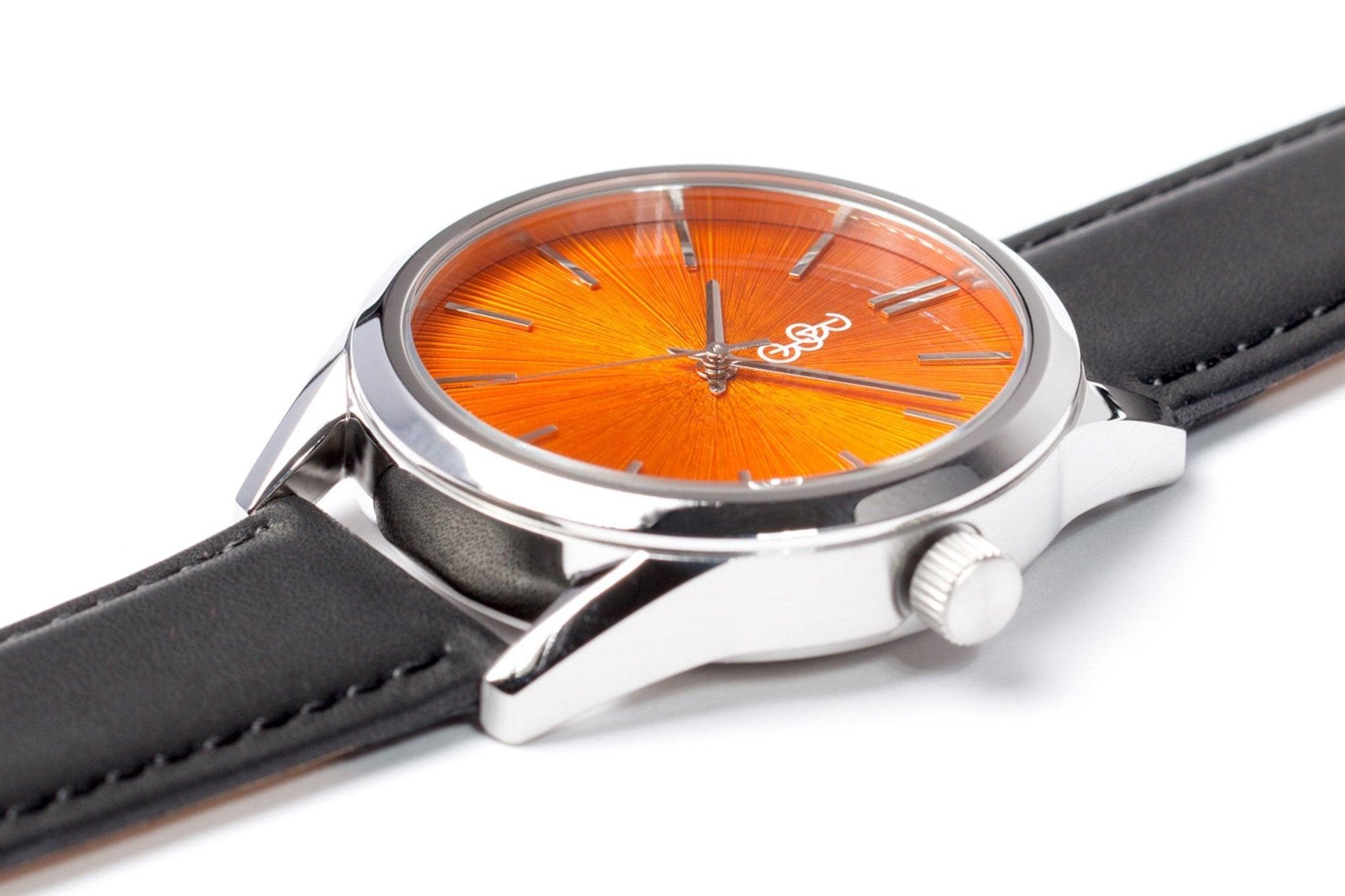 Orange Sunburst Watch - Keep Casting Fishing & Outdoors
