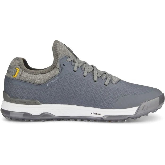PUMA PROADAPT ALPHACAT Golf Shoes - Quiet Shade/Puma Silver/Yellow Sizzle - Keep Casting Fishing & Outdoors