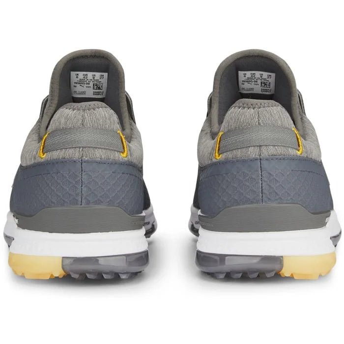 PUMA PROADAPT ALPHACAT Golf Shoes - Quiet Shade/Puma Silver/Yellow Sizzle - Keep Casting Fishing & Outdoors