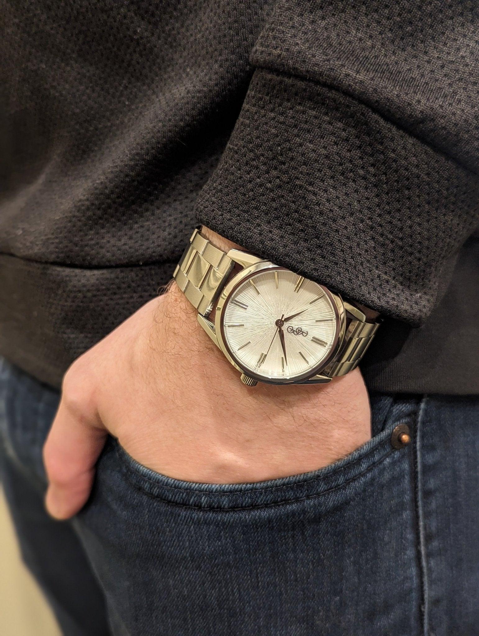 White Sunburst Watch - Keep Casting Fishing & Outdoors