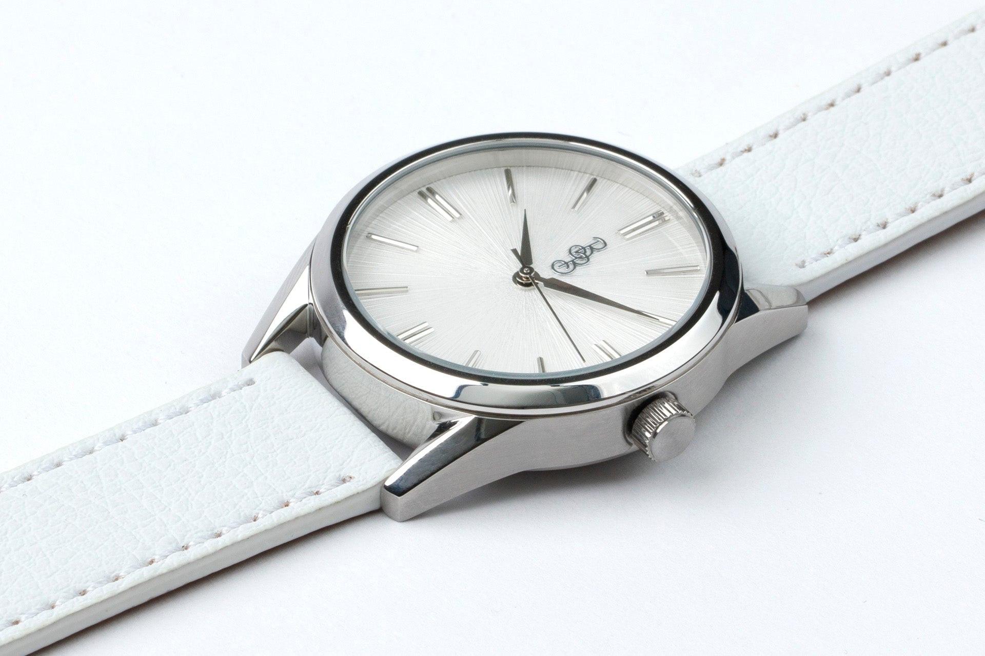 White Sunburst Watch - Keep Casting Fishing & Outdoors